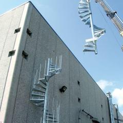 Scala in ferro per esterni verniciata