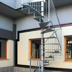 Scala esterna su misura in corten per giardino Diemme Group