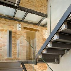 Scala su misura in corten per esterni
